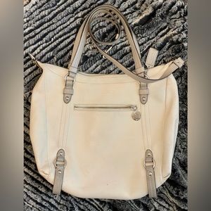 Coach Purse Cream & Gray